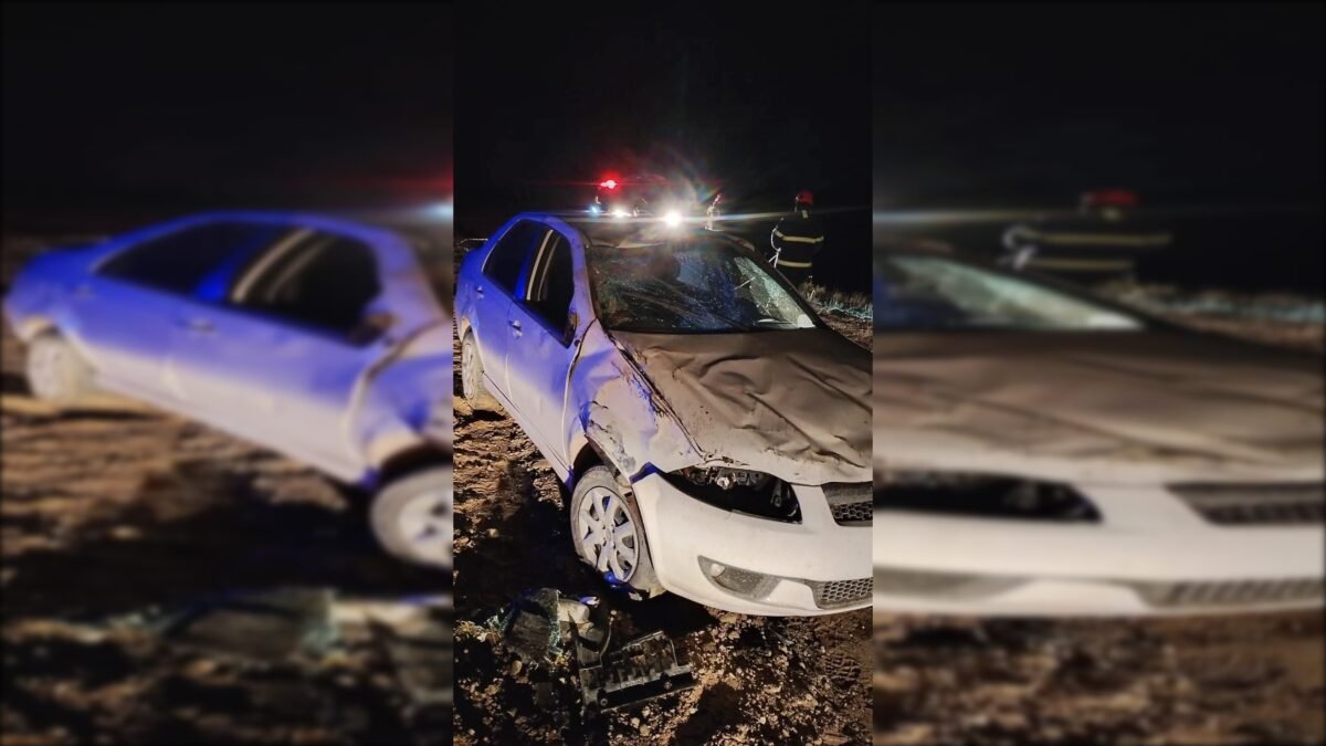 Accidente en Ruta 23 cerca de Dina Huapi: dos personas fueron hospitalizadas tras vuelco