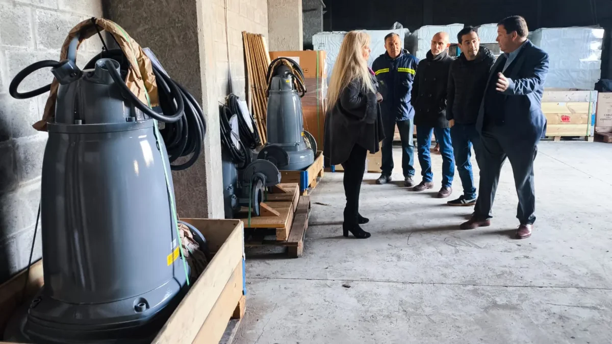 Aguas Rionegrinas incorpora 25 bombas de última generación para fortalecer el sistema cloacal