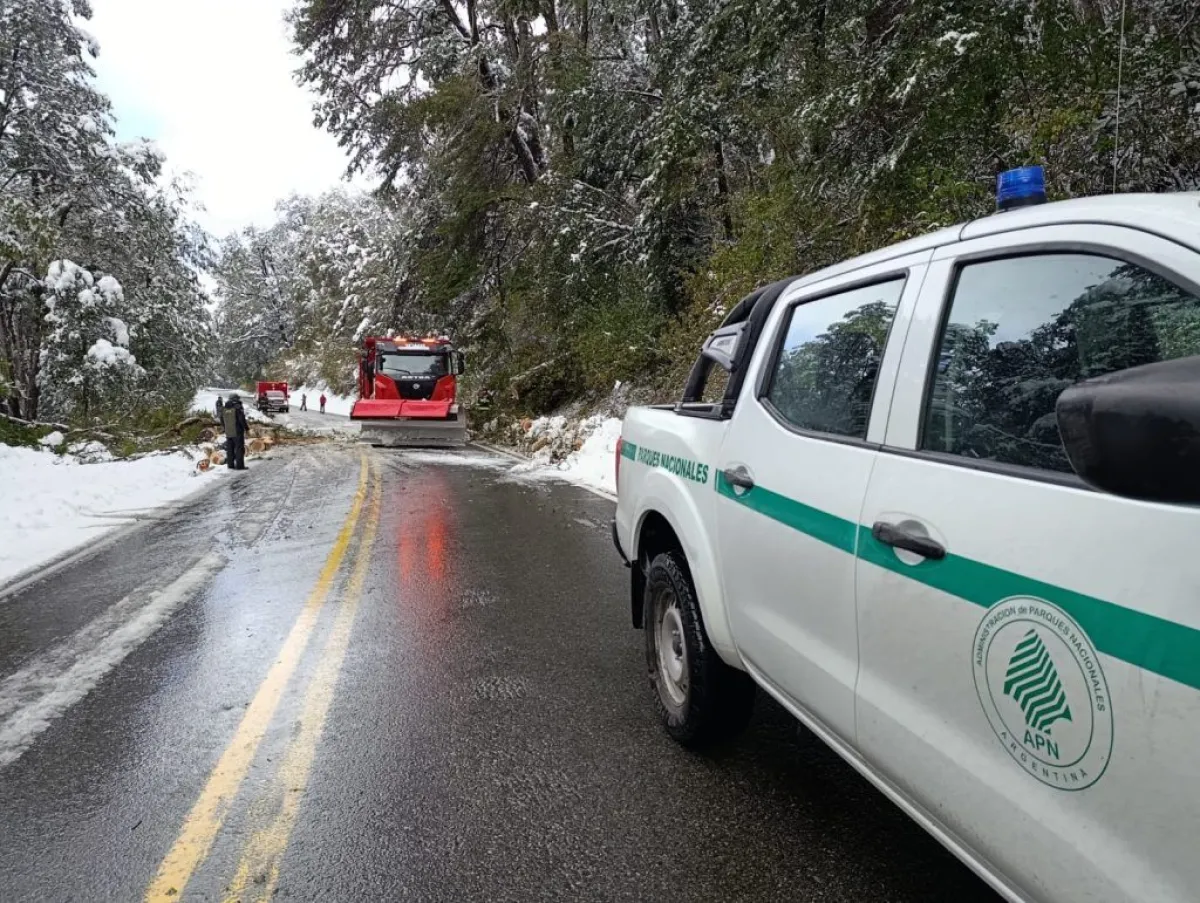 Alerta amarillo por nevadas: el Parque Nacional recomienda no circular por sectores de montaña