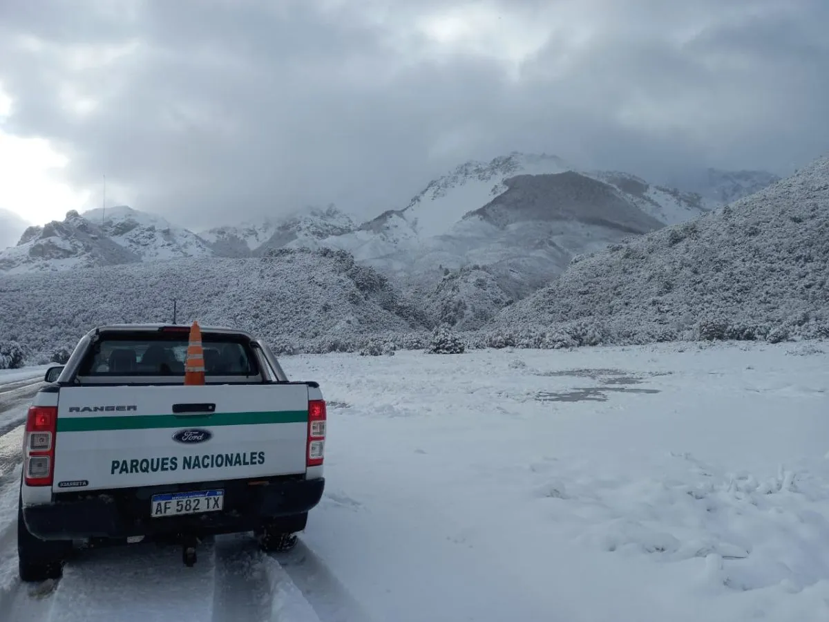 Alerta amarillo por nevadas y fuertes ráfagas de viento para Bariloche y la región cordillerana