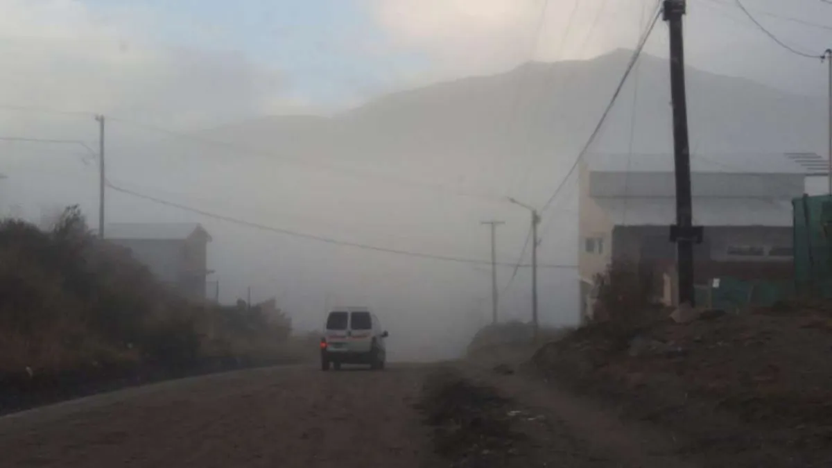 Bancos de niebla afectan la visibilidad en Bariloche y alertan a los conductores