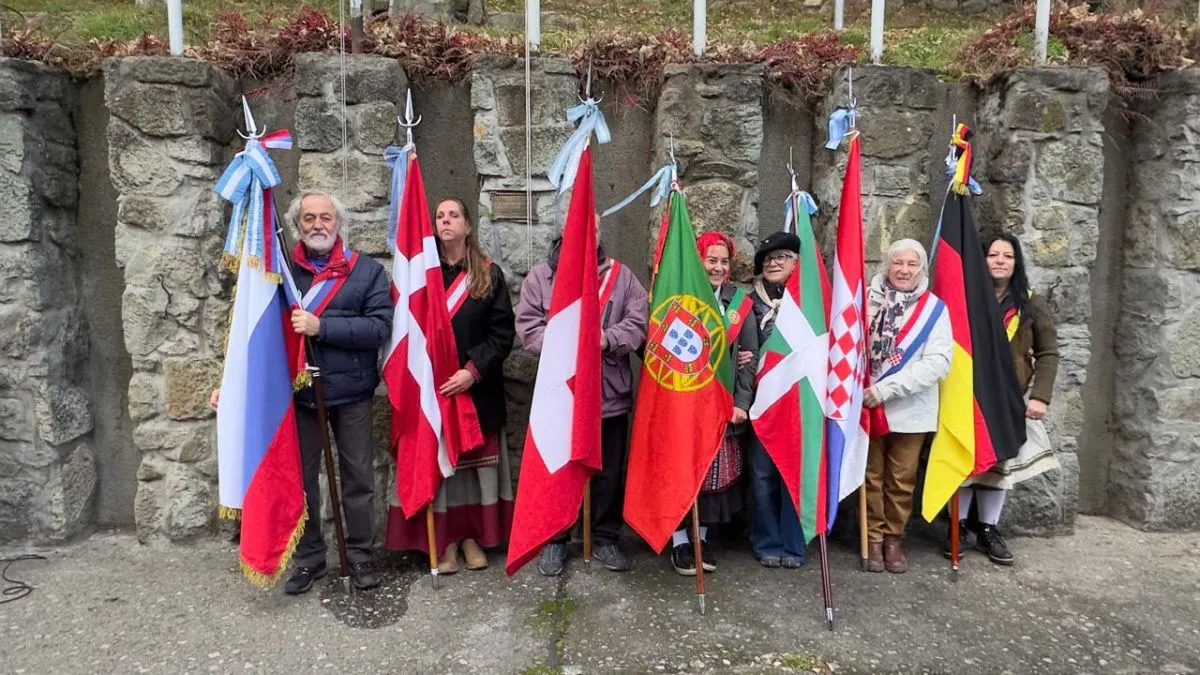 Bariloche celebró el Día de Portugal con emotivo acto en el Paseo de las Colectividades