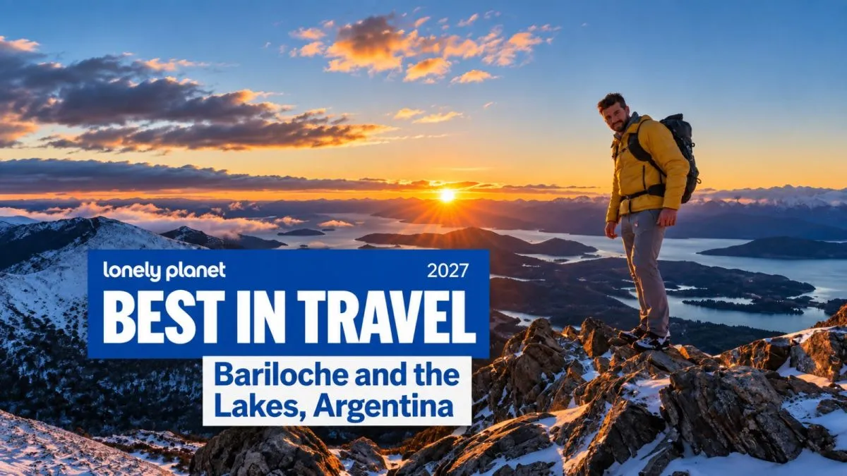 Bariloche, el único destino de Sudamérica entre los 25 mejores del mundo para 2027