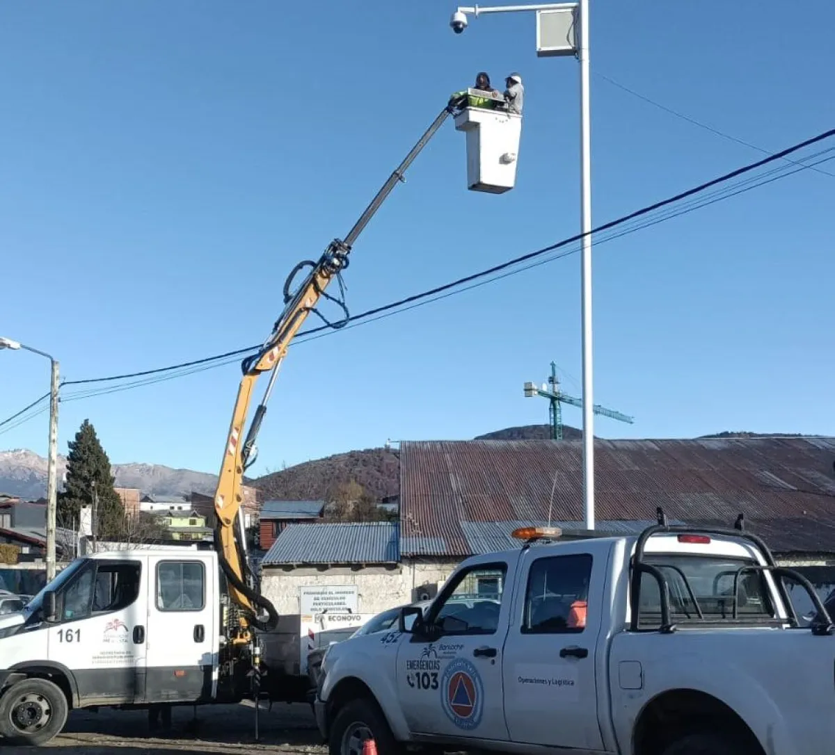 Bariloche refuerza el sistema de videovigilancia con nuevas cámaras en puntos estratégicos