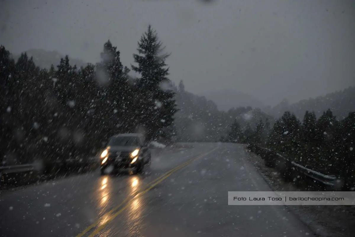 Bariloche tendrá nevadas entre jueves y viernes con vientos de hasta 80 km/h
