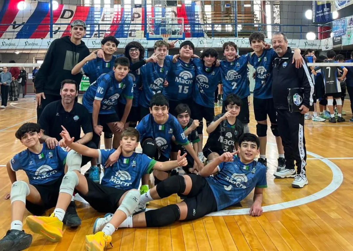 Bariloche Vóley Club campeón provincial Sub 14: el equipo masculino hizo historia en Viedma