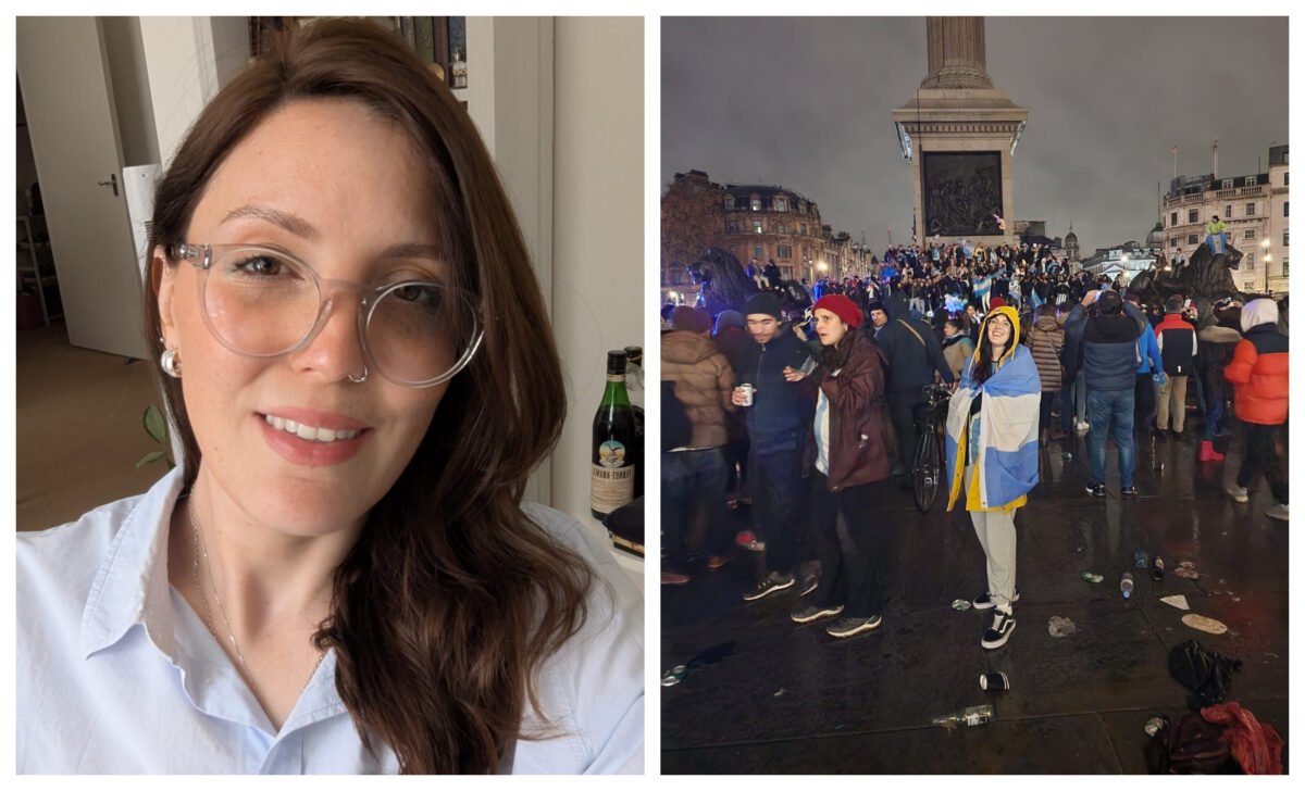 Desde Londres, una barilochense cuenta cómo se vive la previa de Argentina-Inglaterra: "Para nosotros es un feriado nacional, para ellos, olvídate"