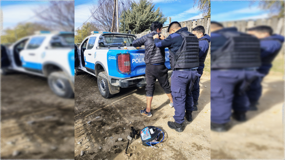 Detuvieron a un hombre con autopartes robadas que tenía pedido de captura en Bariloche