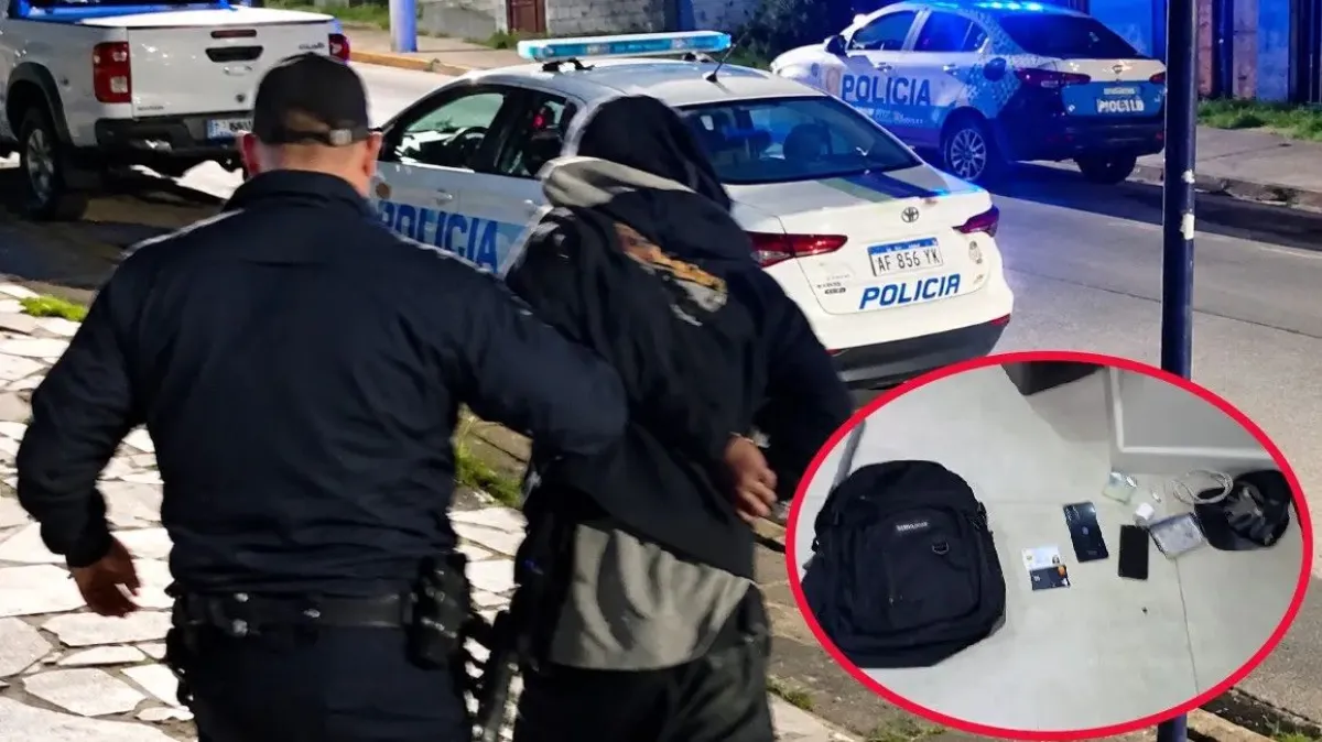 Dos detenidos en Bariloche por robos con arma y asaltos a turistas