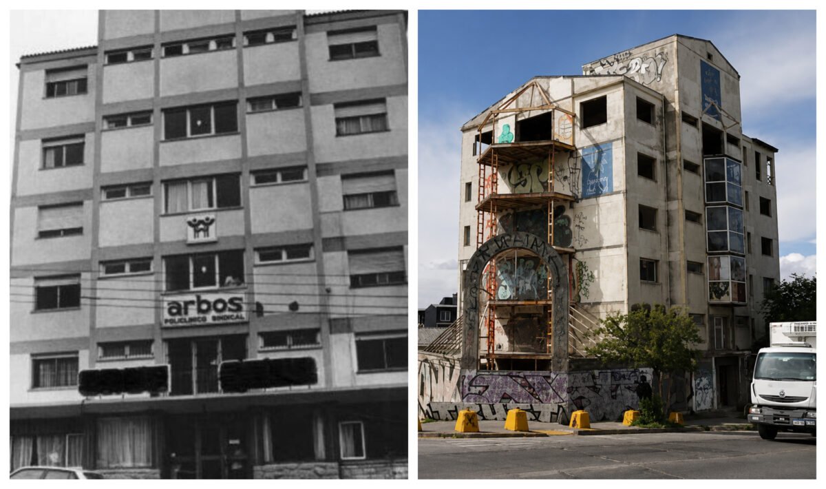 Edificio del ex Arbos: de policlínico sindical a refugio abandonado tras décadas de conflictos