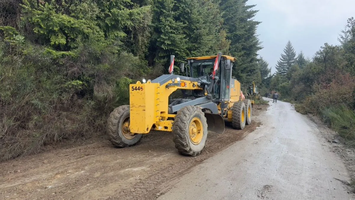 Ensanchan y reacondicionan el camino de acceso al cerro Otto para mejorar la seguridad