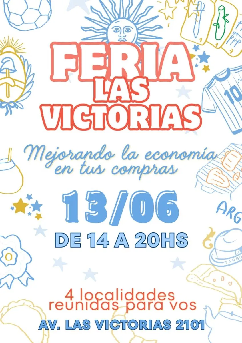 Feria solidaria en Las Victorias busca recaudar fondos para arreglos escolares