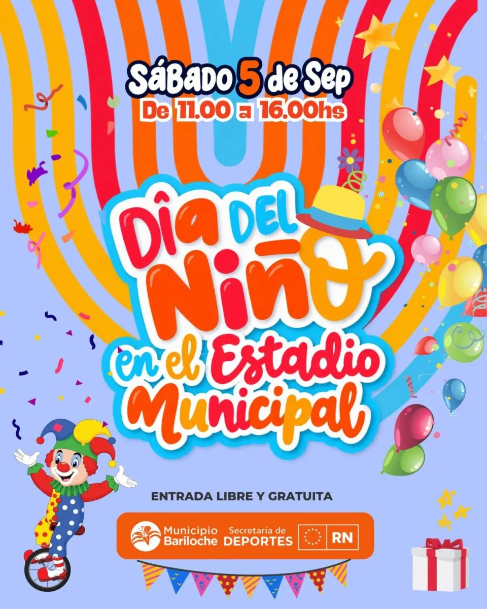 Festejos por el Día del Niño este sábado en el Estadio Municipal con entrada libre y gratuita