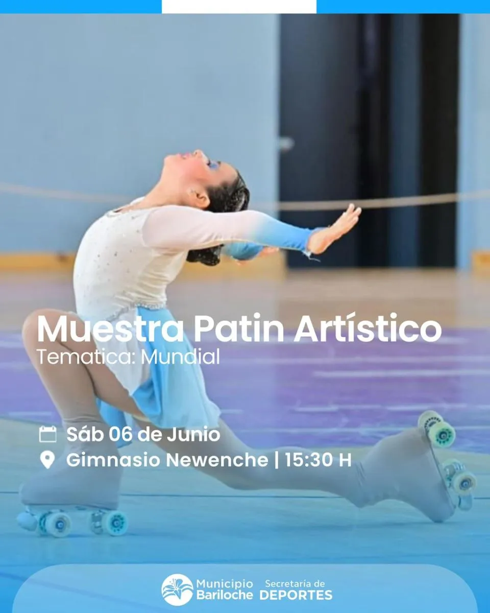 Gran muestra de patín artístico con temática mundial este sábado en el Gimnasio Newenche