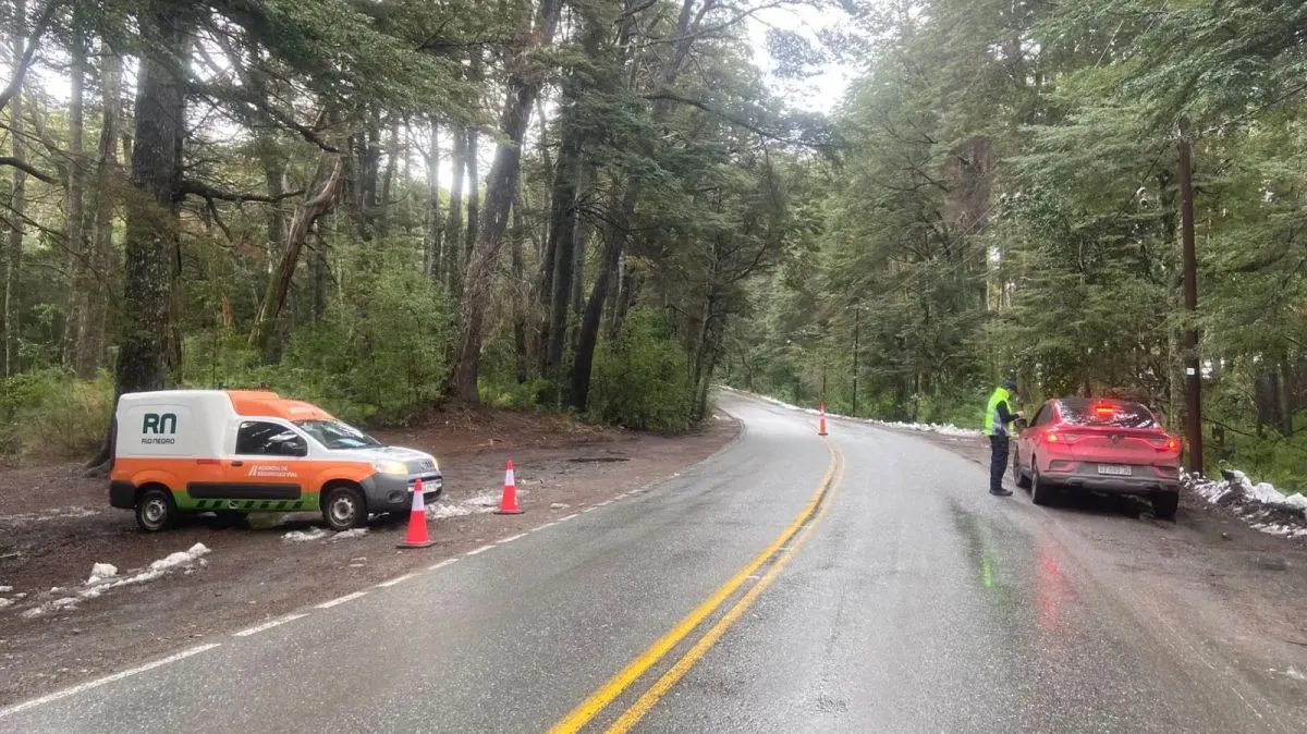 Intensifican controles preventivos en rutas de Río Negro por las condiciones invernales