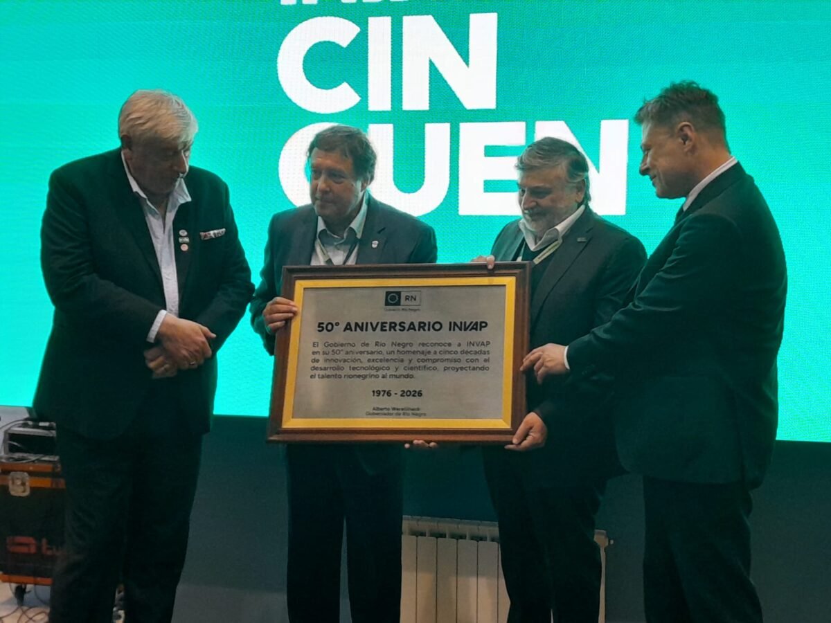 INVAP celebró sus 50 años en Bariloche y destacó el vínculo indisoluble con la ciudad