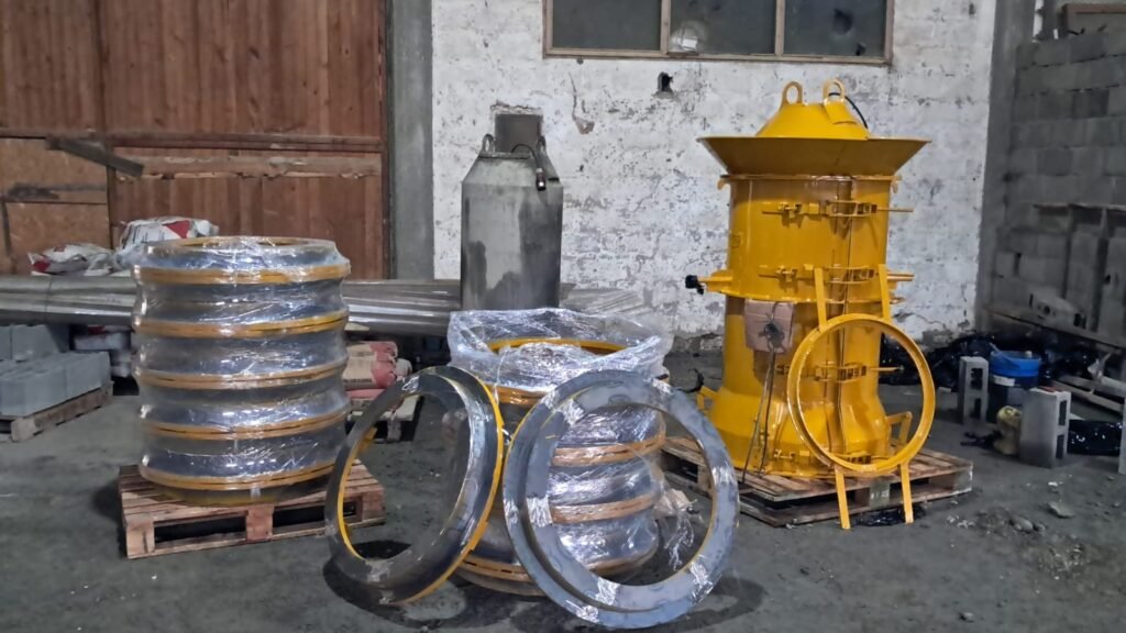 La Bloquera Municipal incorporó un nuevo molde para fabricar caños de 600 milímetros