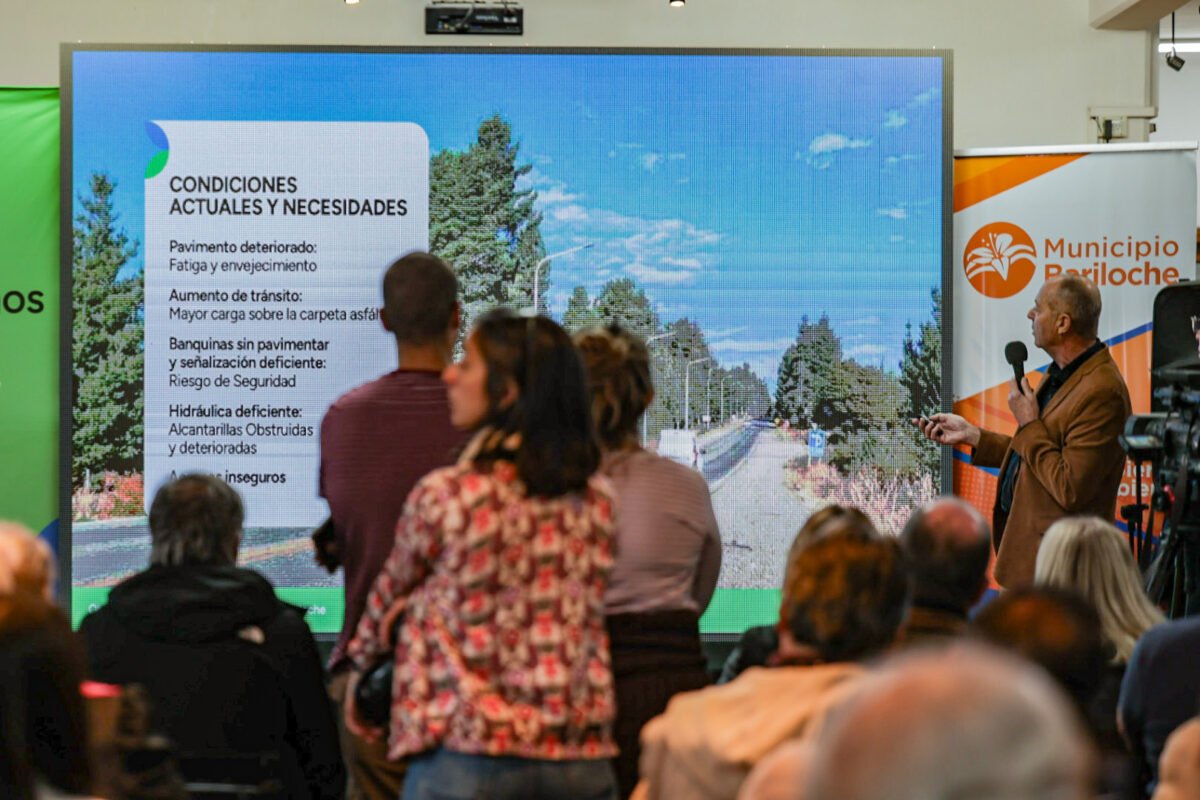 La obra del acceso al aeropuerto de Bariloche será integral: reconstruirán 5,6 kilómetros de la Ruta Provincial 80