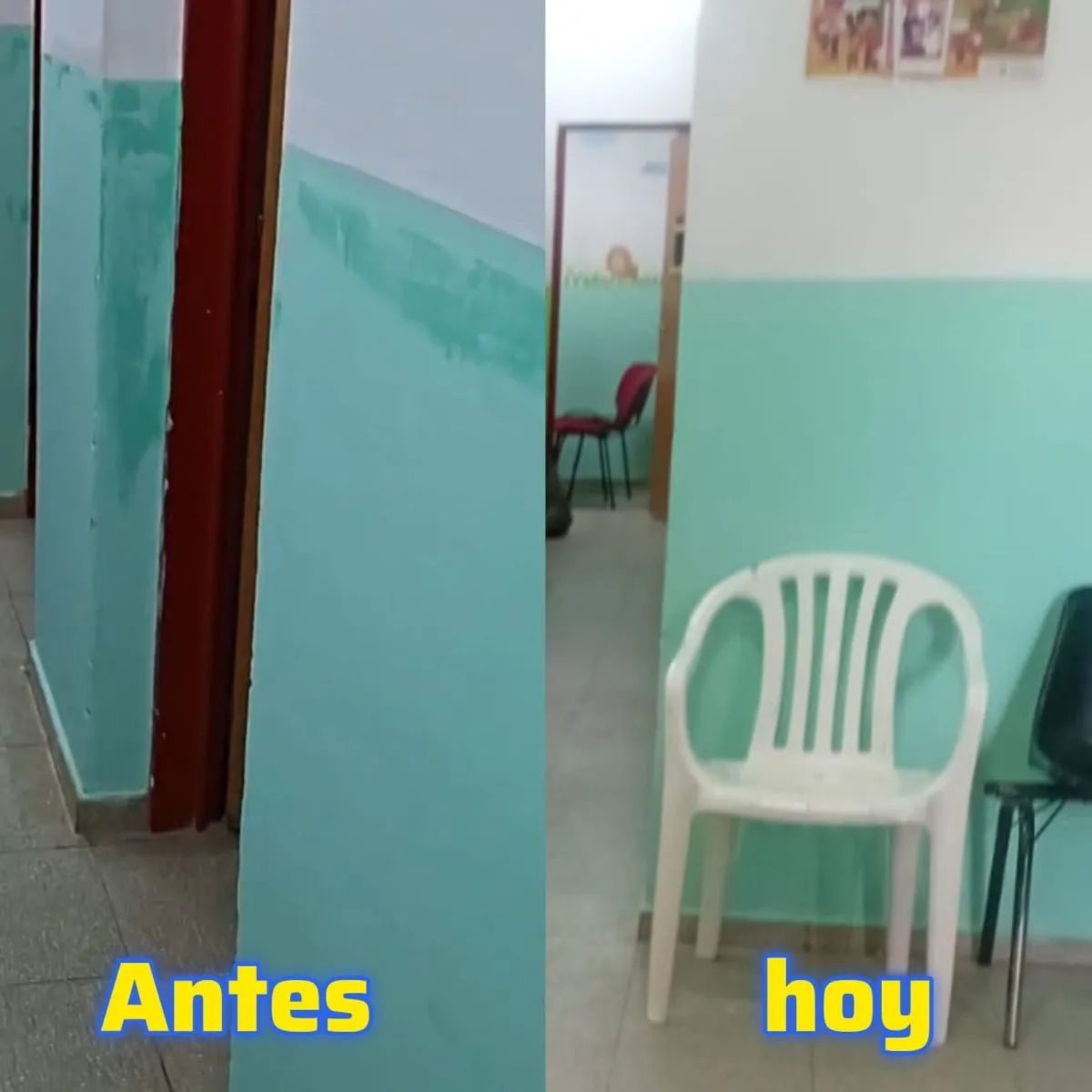 La Peña Bariloche es de Boca realizó una jornada solidaria en el Centro de Salud San Francisco III