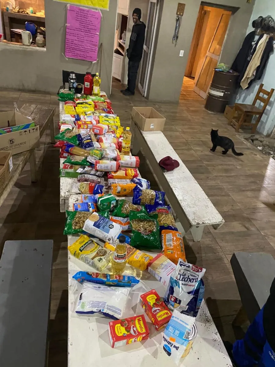 La Subsecretaría de Culto entregó alimentos al Hogar de Cristo Piuke Hué