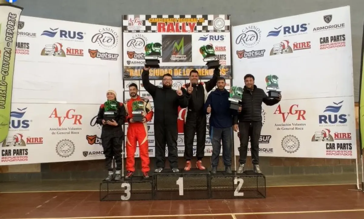 Los hermanos Galvani lograron el segundo puesto en la Clase N2 del Rally de Los Menucos