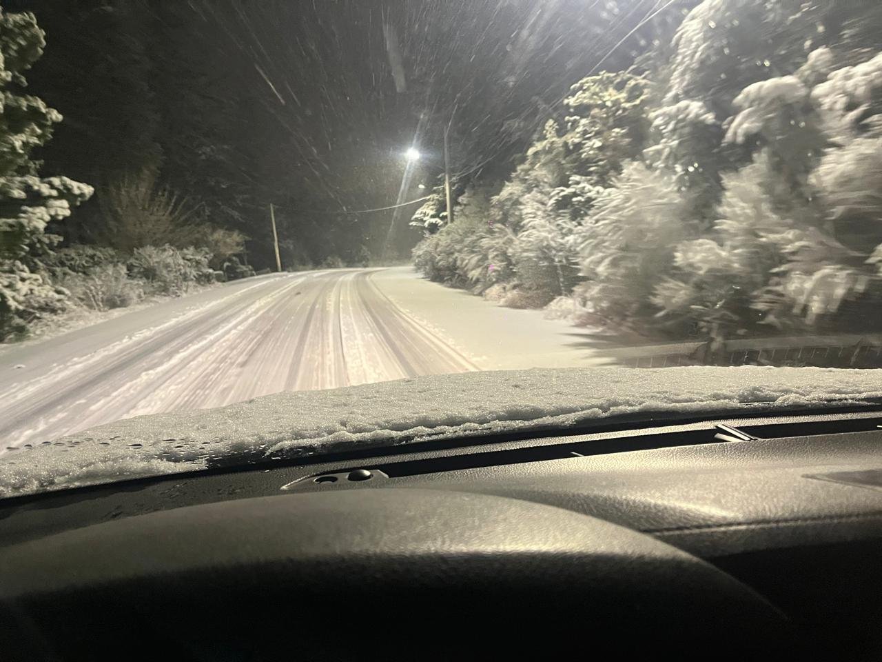 Nevada en Bariloche: cayeron hasta 12 centímetros en la zona andina y piden circular con precaución