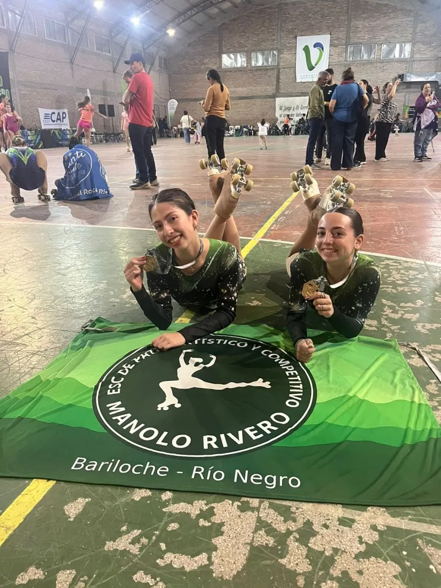 Patinadoras de la Asociación Manolo Rivero brillaron en competencias nacionales y provinciales
