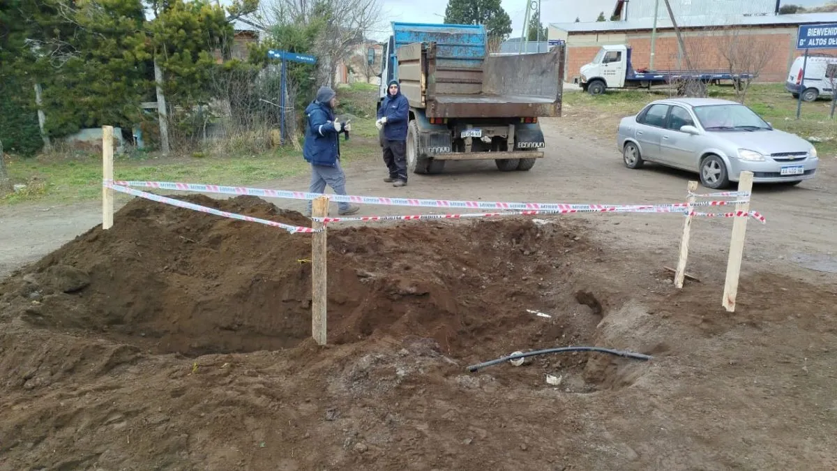Piden extremar precauciones en barrio Mari Mari por obras pluviales en intersección clave