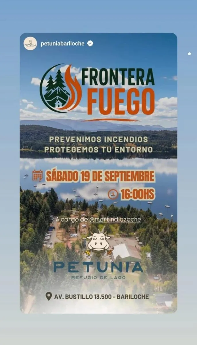 Presentan Frontera Fuego, un proyecto privado para prevenir incendios de interfaz en Bariloche