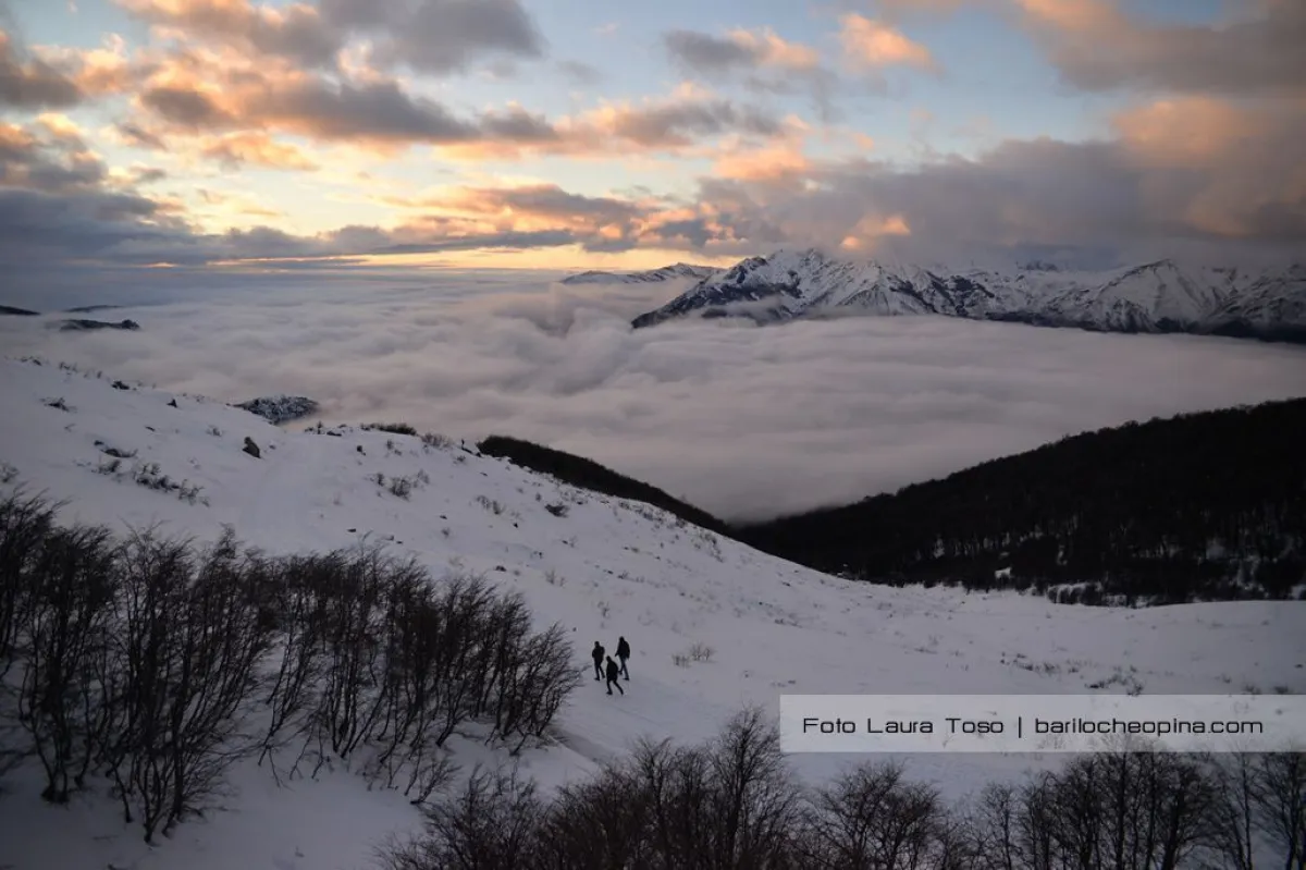 Probabilidad de nevadas en los cerros durante la tarde de este martes en Bariloche