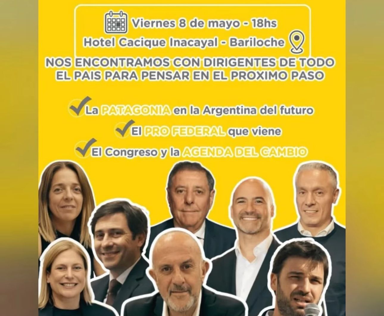 Referentes del PRO de todo el país se reúnen en Bariloche en medio de la crisis partidaria