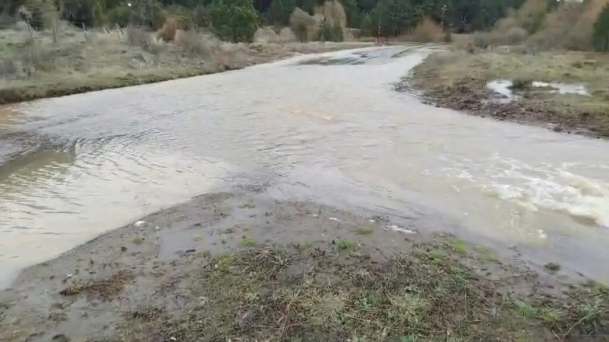 Restringen el tránsito en el camino a La Paloma por el desborde del Arroyo del Medio