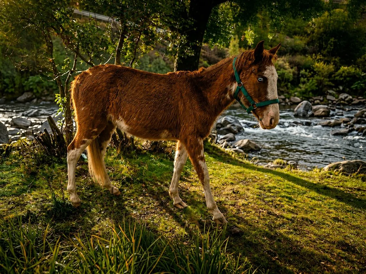 Retiraron un caballo suelto en la rotonda de Virgen de las Nieves
