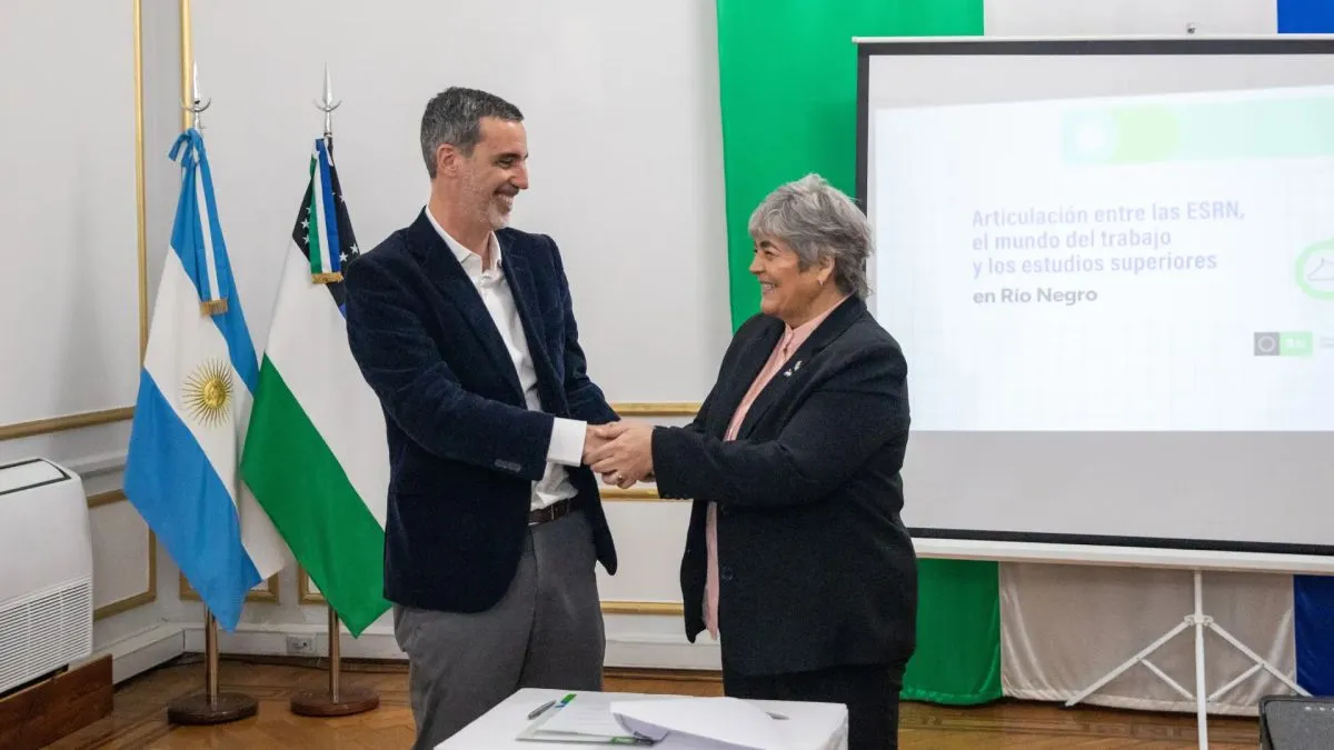 Río Negro renovó convenio para vincular escuelas secundarias con el trabajo y estudios superiores