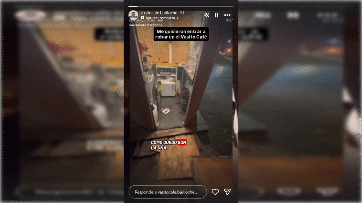 Robaron un caloventor en Vasito Café tras forzar la puerta del local en el Alto
