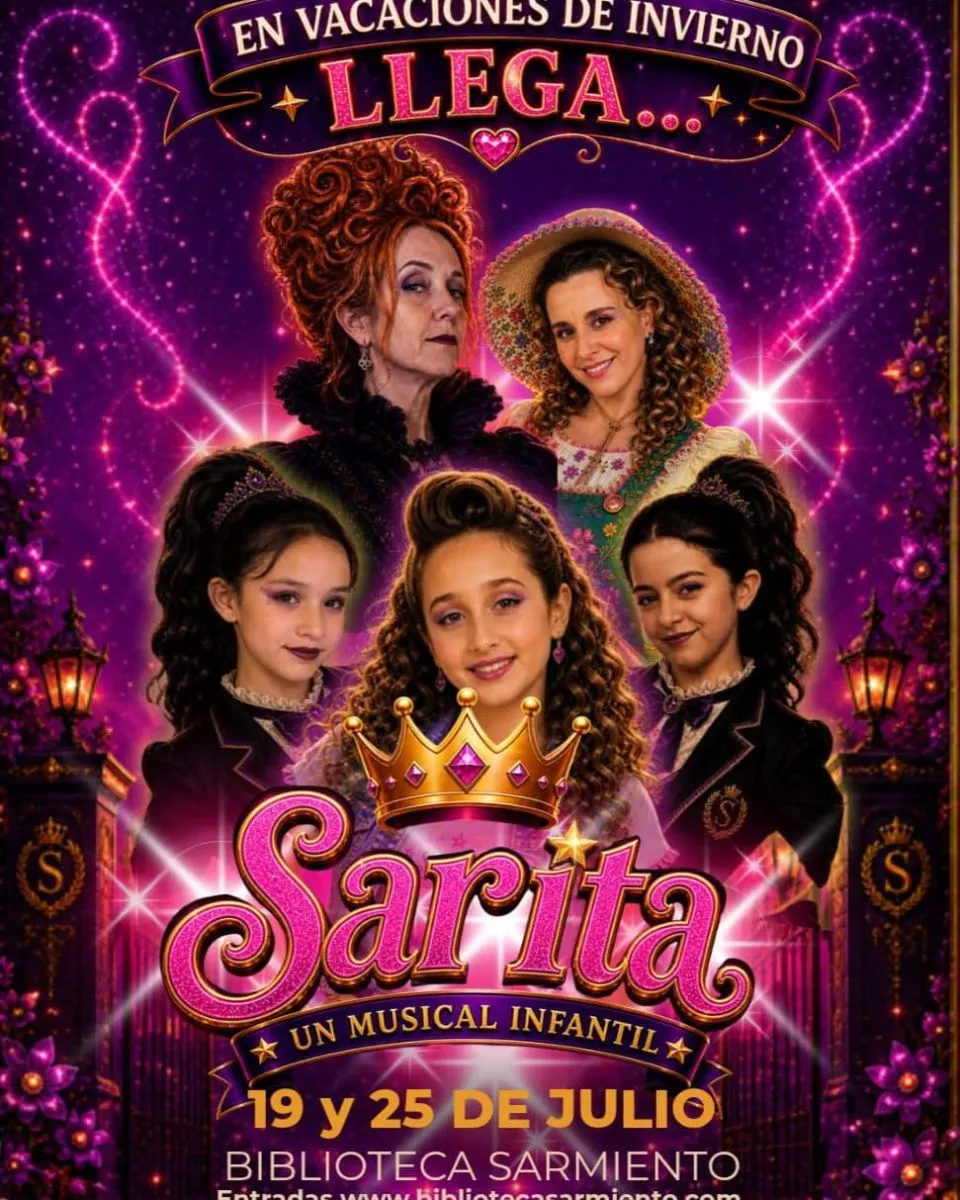 "Sarita", un musical infantil hecho en Bariloche, se presenta en la Biblioteca Sarmiento