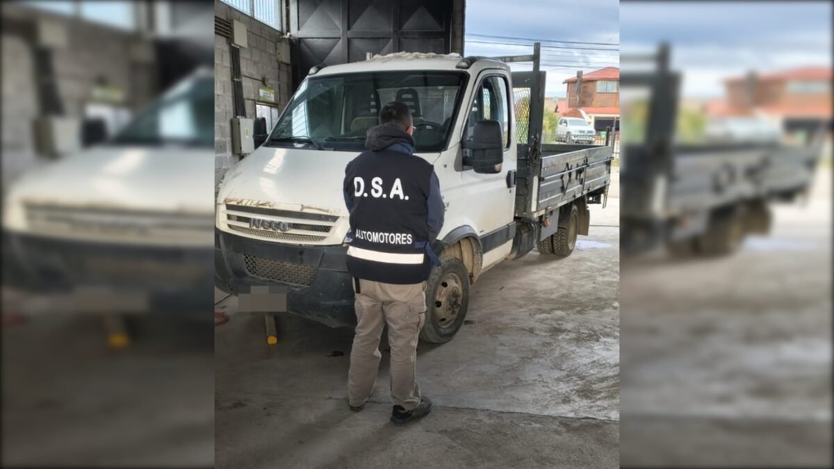 Secuestran un Iveco Daily "poncho" con cabina de otro vehículo en Bariloche