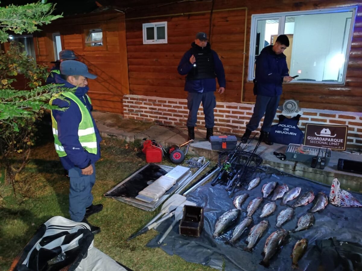 Secuestraron equipos a turistas rusos que pescaban especies protegidas en Alicurá