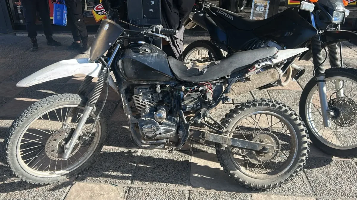 Secuestraron una moto robada en abril durante un control vehicular en Bariloche