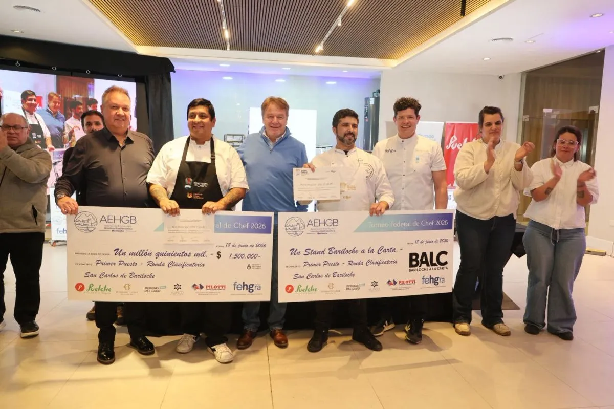 Tres equipos rionegrinos clasificaron a la final nacional del Torneo Federal de Chefs 2026