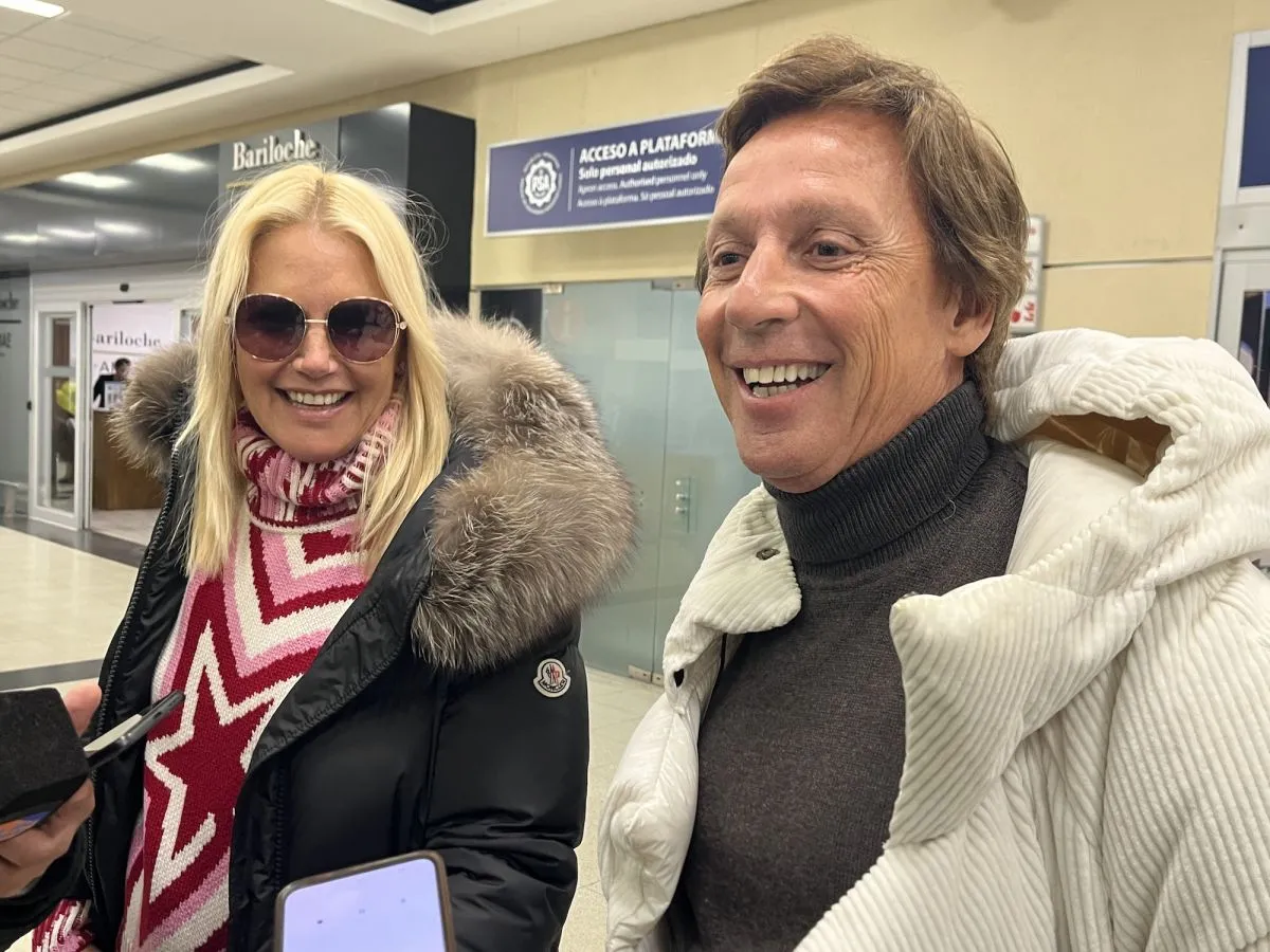 Valeria Mazza y Alejandro Gravier volvieron a Bariloche para la Fiesta de la Nieve