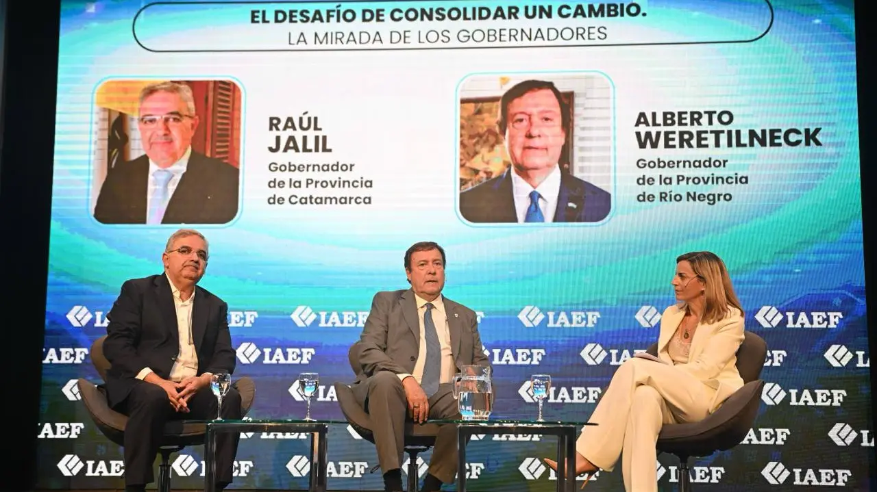 Weretilneck destacó el crecimiento económico de Río Negro en el 43° Congreso del IAEF