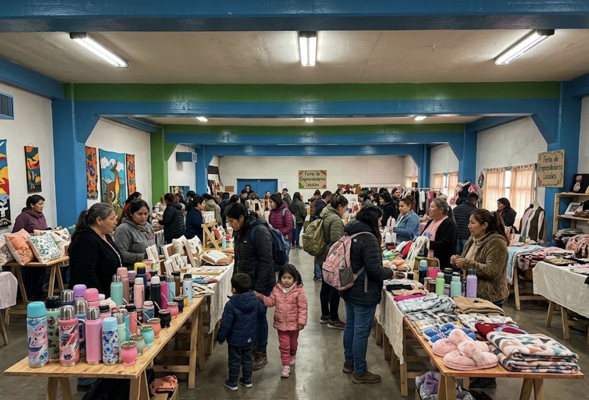 Las ferias de mujeres emprendedoras se consolidan como alternativa económica en Bariloche
