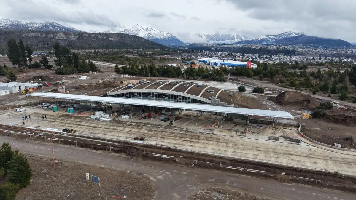 La nueva Terminal de Ómnibus de Bariloche transita su etapa final de construcción
