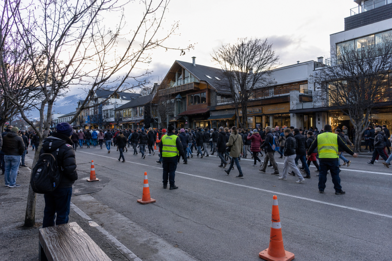 Marcha en el centro: cortes de tránsito y cambios en el TUP para esta tarde